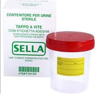 CONTENITORE PER URINA URIN TEST CAPIENZA 9ML