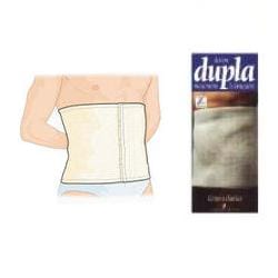 Cintura lombare elastica Dupla bianca, misura 2