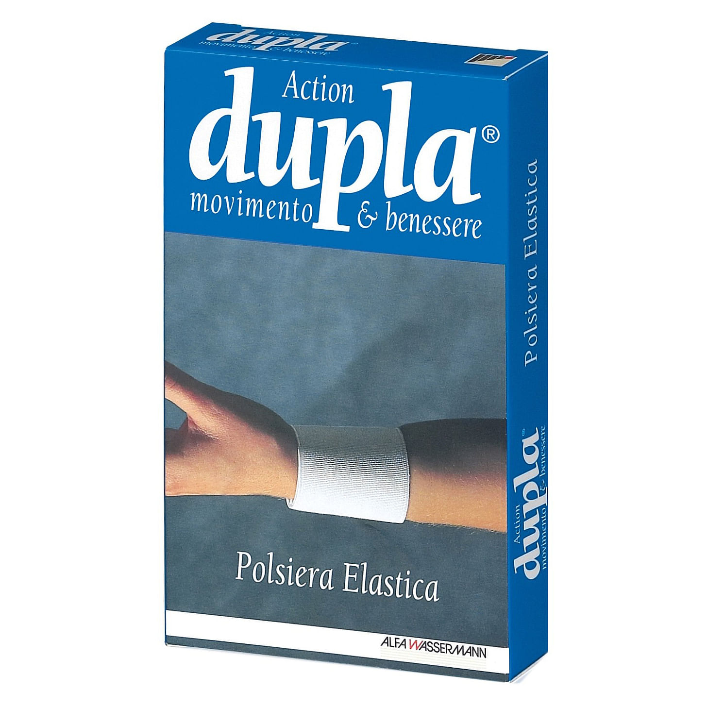 Polsiera Elastica Dupla Bianca M