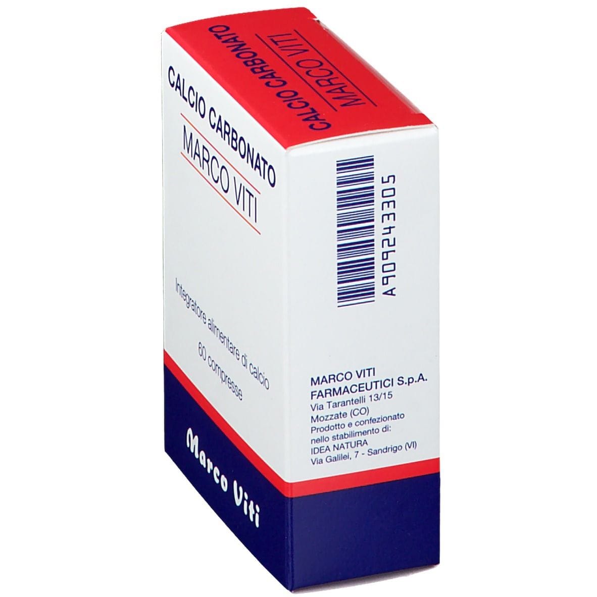 CALCIO CARBONATO VITI 60 COMPRESSE