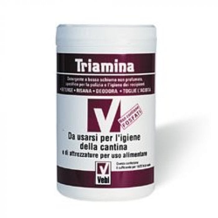Detergente Enologico Triamina 500g senza fosfati