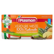 PLASMON OMOGENEIZZATO VERDURE MISTE 80 G X 2 PEZZI