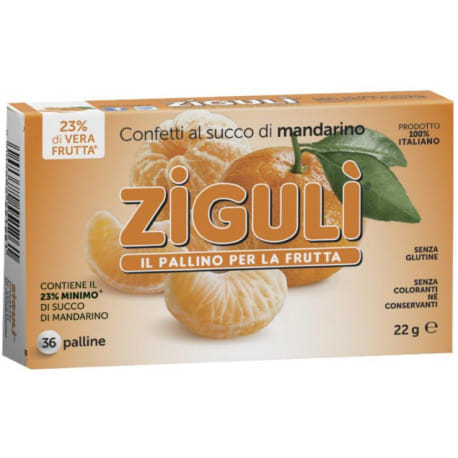 ZIGULI MANDARINO 36 PALLINE 22 G
