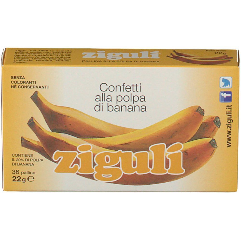 ZIGULI BANANA 36 PALLINE 22 G