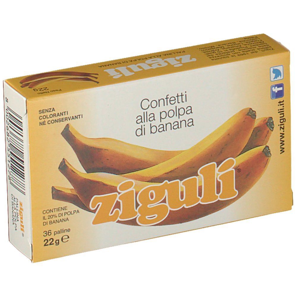 ZIGULI BANANA 36 PALLINE 22 G