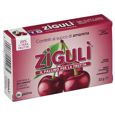 Ziguli Amarena 36 Palline 22 G