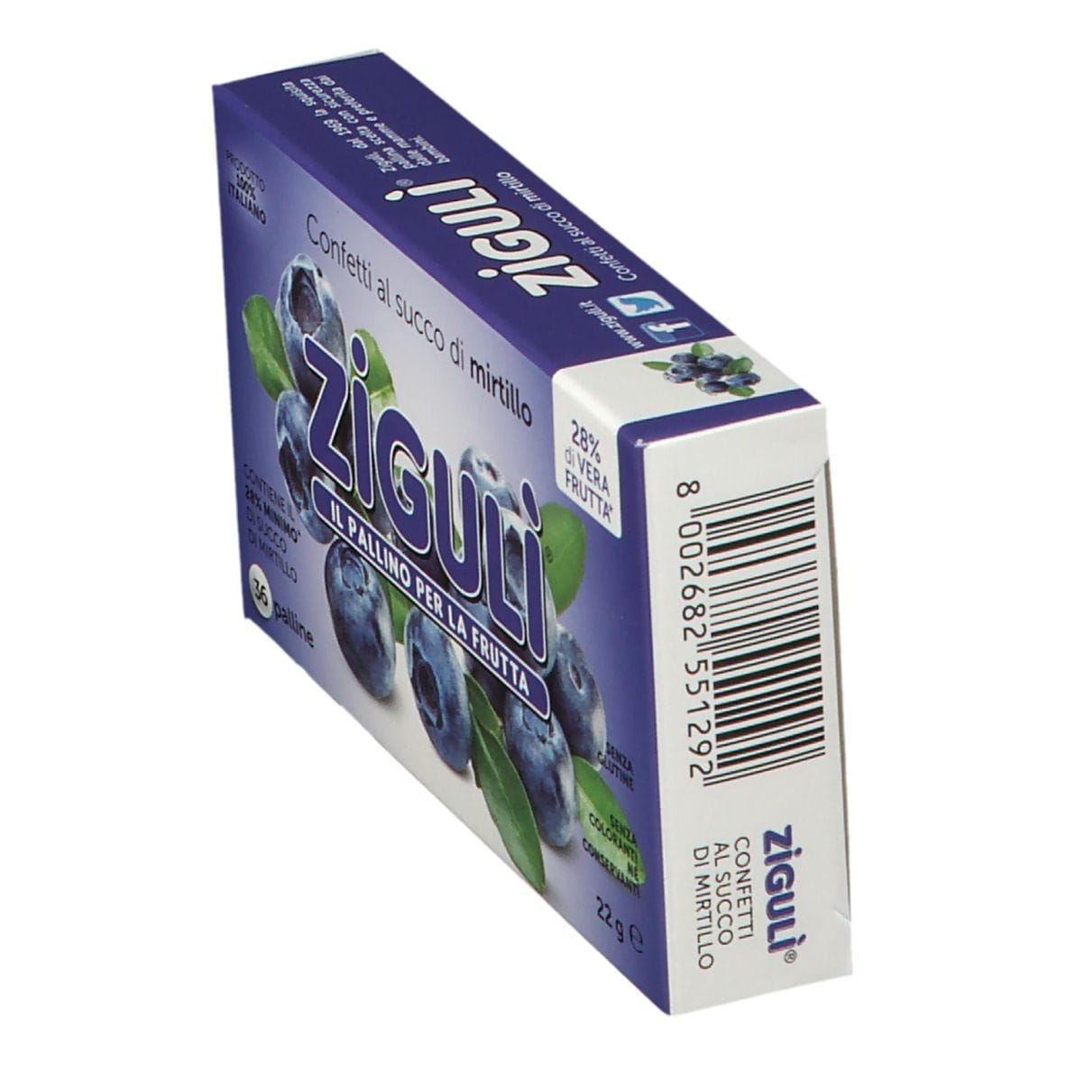 ZIGULI MIRTILLO 36 PALLINE 22 G