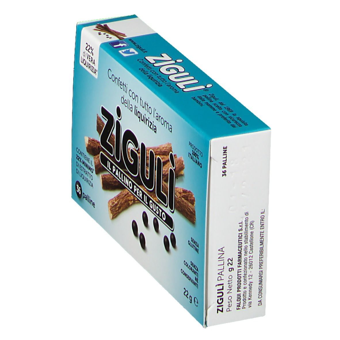 ZIGULI LIQUIRIZIA 36 PALLINE 22 G