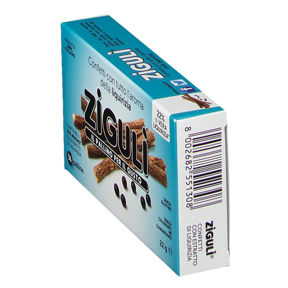 ZIGULI LIQUIRIZIA 36 PALLINE 22 G