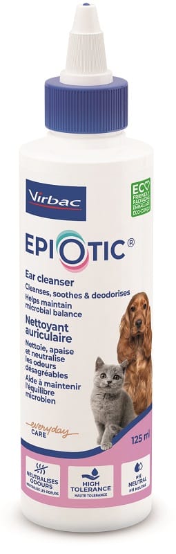Detergente auricolare Virbac Epiotic per cani e gatti 125ml