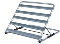 ALZACUSCINO COSTRUITO INTERAMENTE IN TUBO DI LEGA LEGGERA, PREANODIZZATA. REGISTRAZIONE A 5 POSIZIONI.