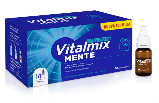 Integratore Vitalmix Mente per concentrazione, 12 flaconcini
