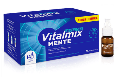 Integratore Vitalmix Mente per concentrazione, 12 flaconcini