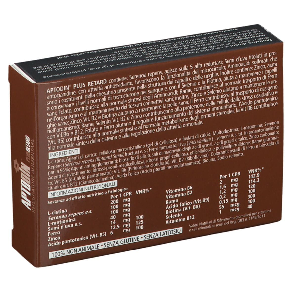 Integratore Aptodin PLUS Retard per i capelli, 30 compresse