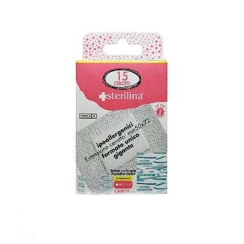 STERILINA CEROTTO PRONTO IN STRIP TNT GARZATO IPOALLERGENICO BIANCO GRANDE 20 PEZZI