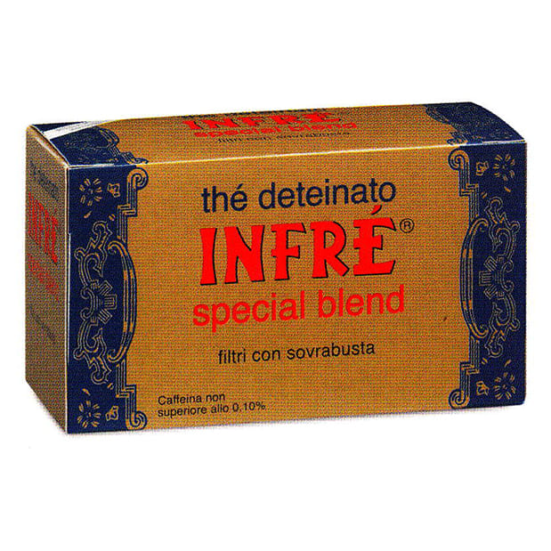 Tè Deteinato Infré Special Blend, 20 Filtri con Sovrabusta