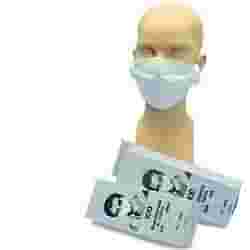MASCHERA CARTA 1 VELO MONOUSO 100 PEZZI