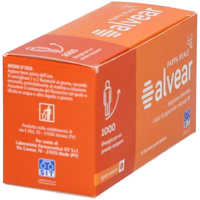 ALVEAR 1000 PAPPA REALE 10 FLACONCINI GUSTO ARANCIA ALVEAR 1000 PAPPA REALE 10 FLACONCINI GUSTO ARANCIA
