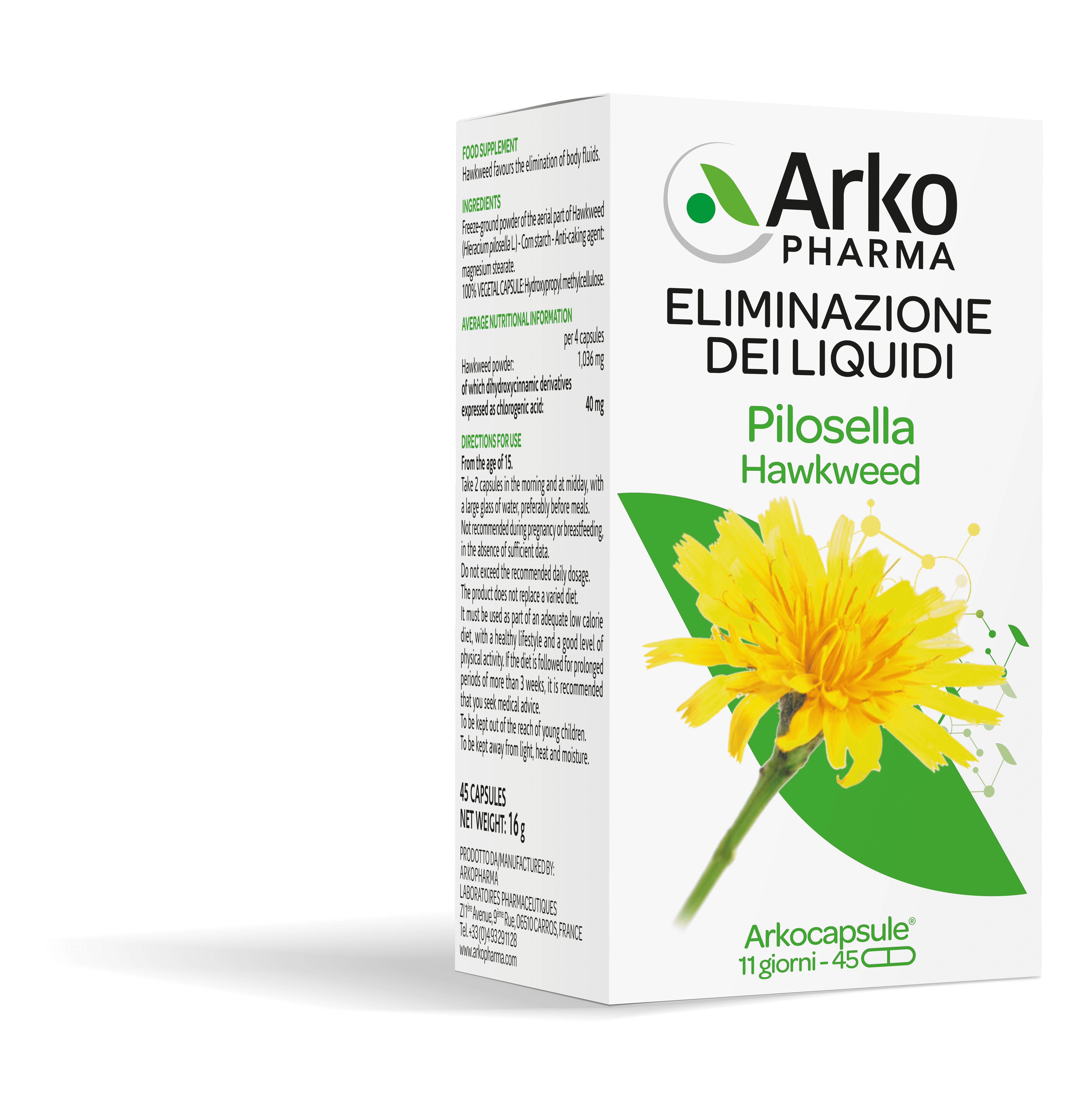 ARKO CAPSULE PILOSELLA 45 CAPSULE