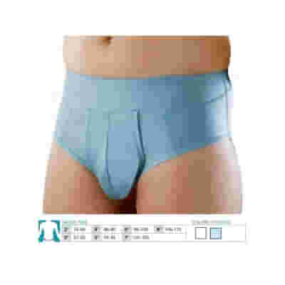 ORIONE 515 CINTOSLIP ERNIARIO UOMO APERTO CON PELOTTE IN COTONE AZZURRO 6