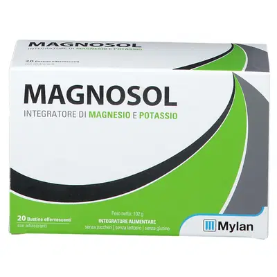MAGNOSOL 20 BUSTINE EFFERVESCENTI MAGNOSOL 20 BUSTINE EFFERVESCENTI