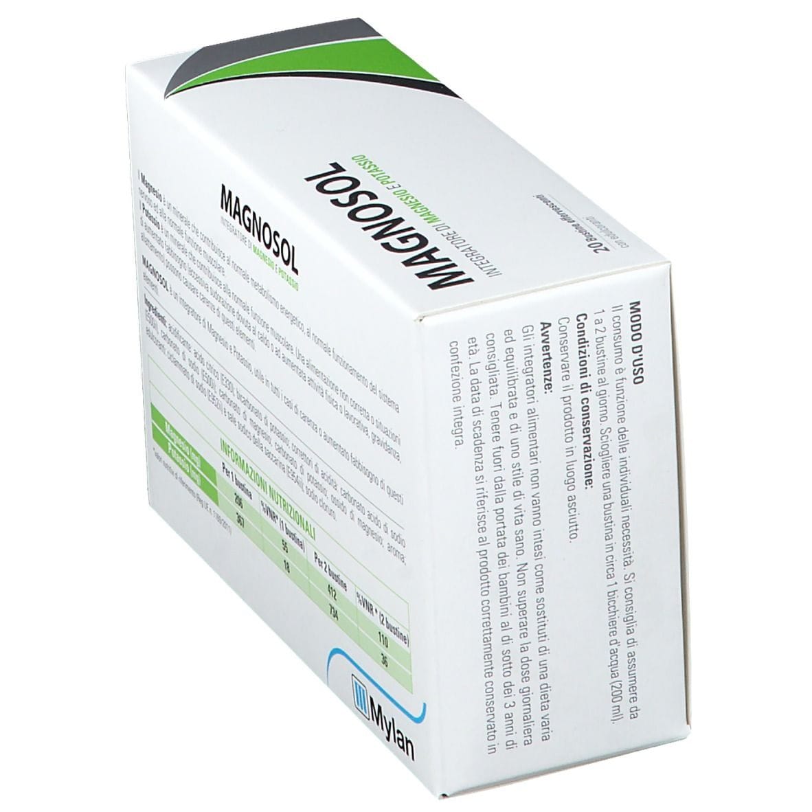 MAGNOSOL 20 BUSTINE EFFERVESCENTI