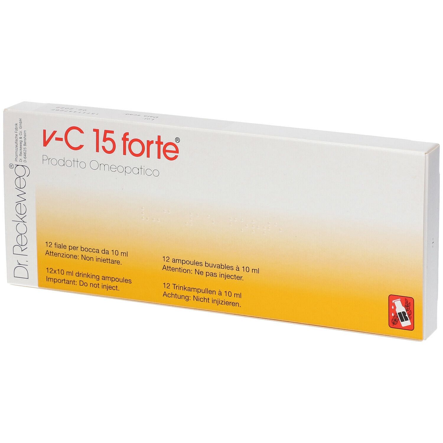 Reckeweg Vc15 Forte 12 Fiale