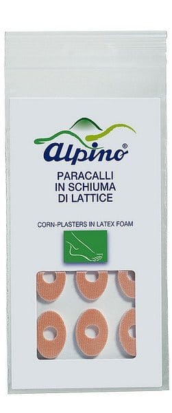 Paracalli Alpino ovali piccoli in schiuma di lattice, 9 pezzi