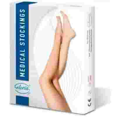 GLORIAMED SOFT 241 GAMBALETTO CORTO BEIGE MISURA MEDIUM 1 PAIO