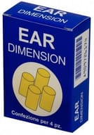 Tappi auricolari in spugna Ear Dimension, 4 pezzi