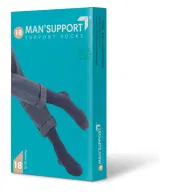 Gambaletto medicale uomo Man Support 18 mmHg, taglia 4 blu