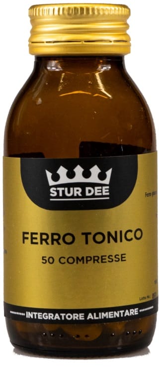 Integratore di Ferro Tonico, 50 tavolette di origine vegetale
