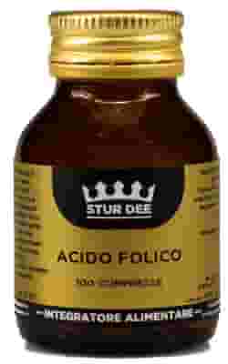 Integratore di Acido Folico Crusca Riso, 100 tavolette