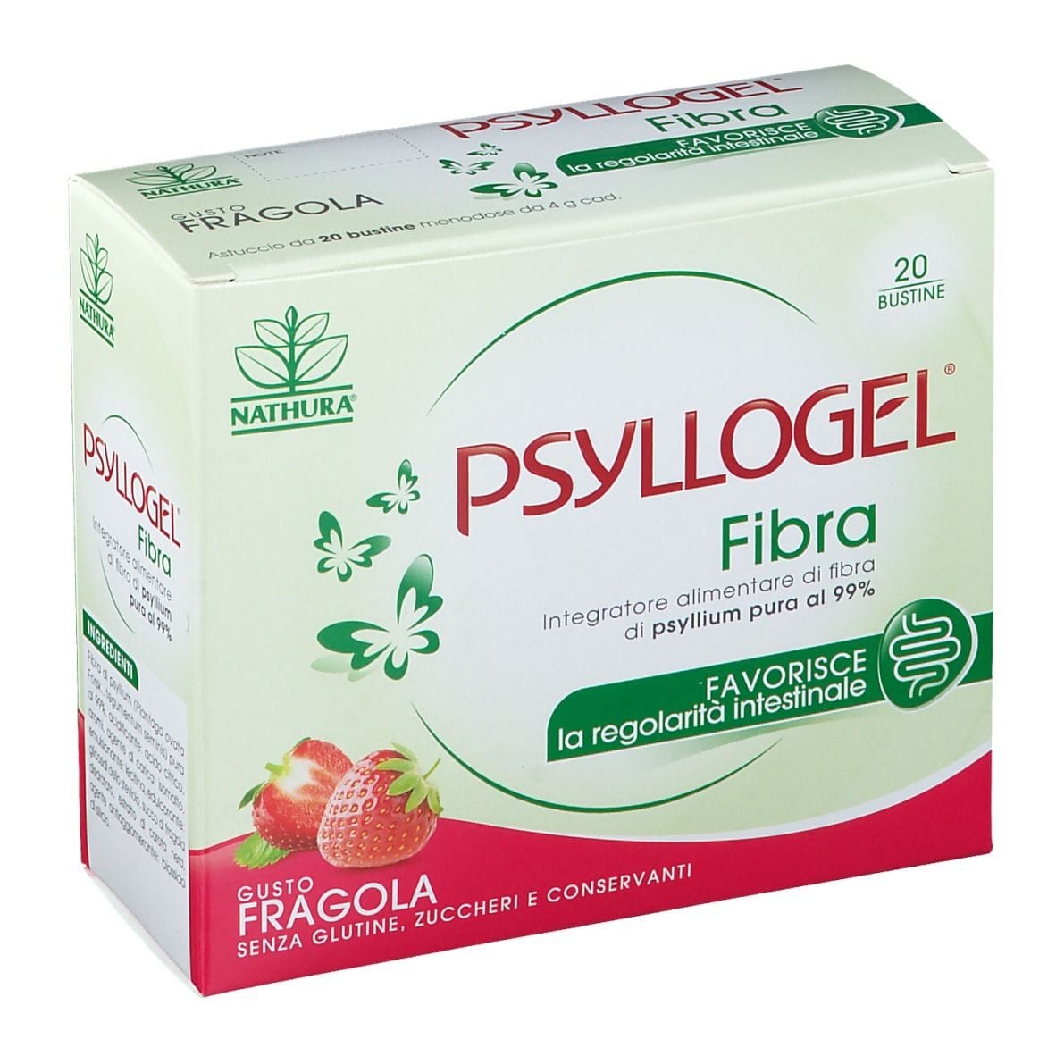 PSYLLOGEL FIBRA FRAGOLA 20 BUSTINE