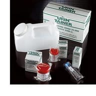 CONTENITORE PER FECI IN POLIPROPILENE COPRO TAINER 60ML. TAPPO A VITE ED ETICHETTA. CONFEZIONE SINGOLA IN ASTUCCIO