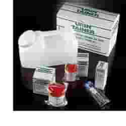 CONTENITORE PER FECI IN POLIPROPILENE COPRO TAINER 60ML. TAPPO A VITE ED ETICHETTA. CONFEZIONE SINGOLA IN ASTUCCIO