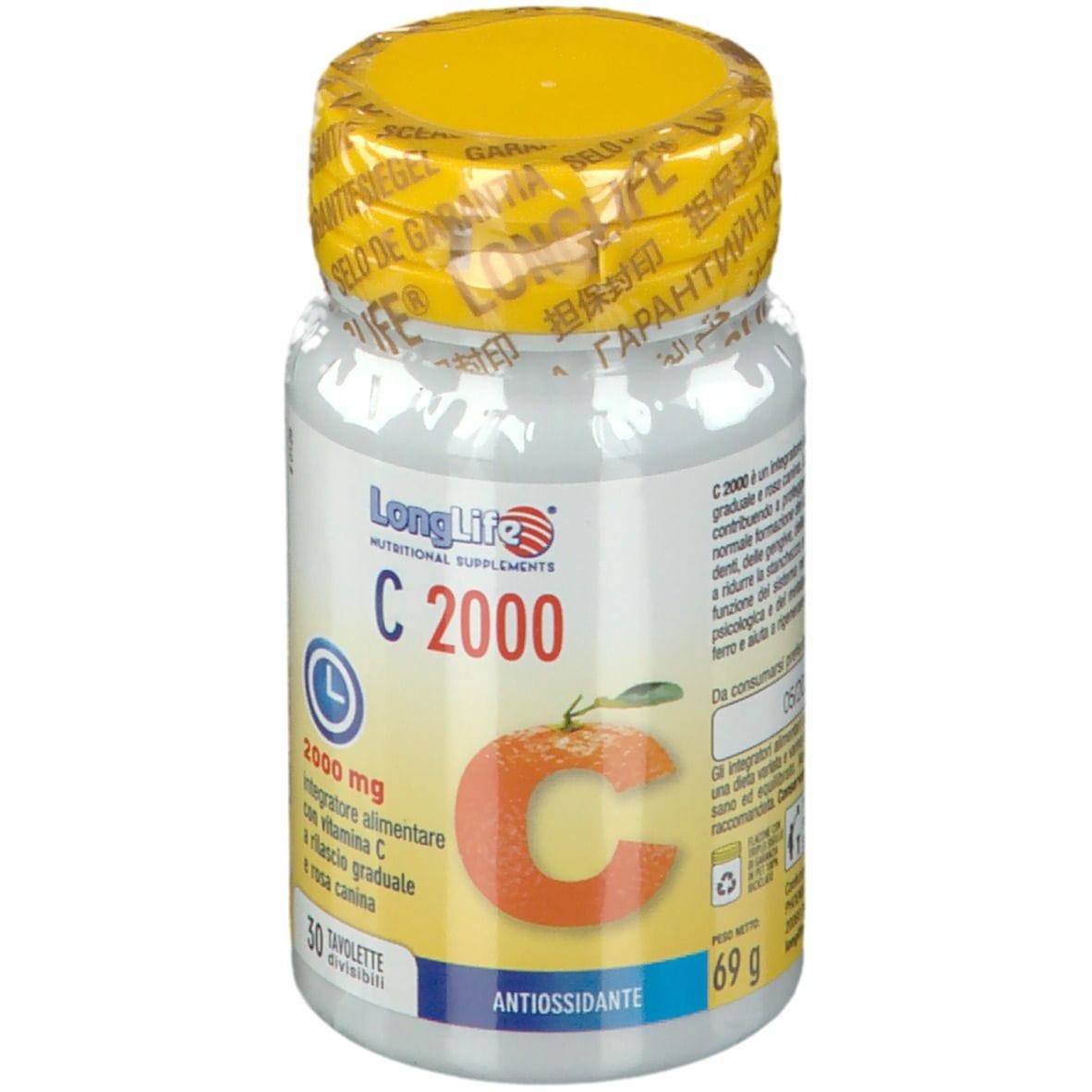 LONGLIFE C 2000 30 TAVOLETTE DIVISIBILI SENZA GLUTINE