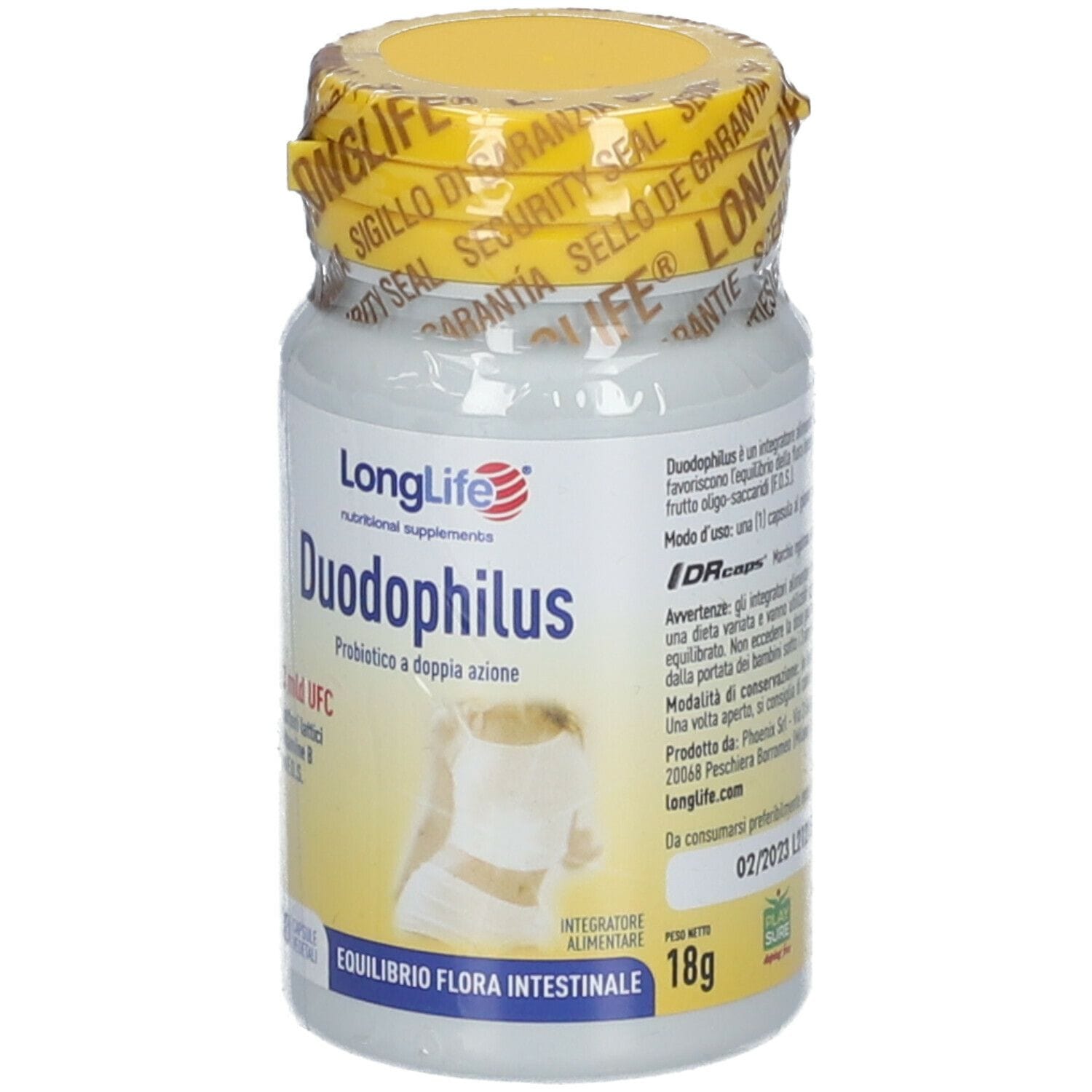 LONGLIFE DUODOPHILUS 30 CAPSULE VEGETALI