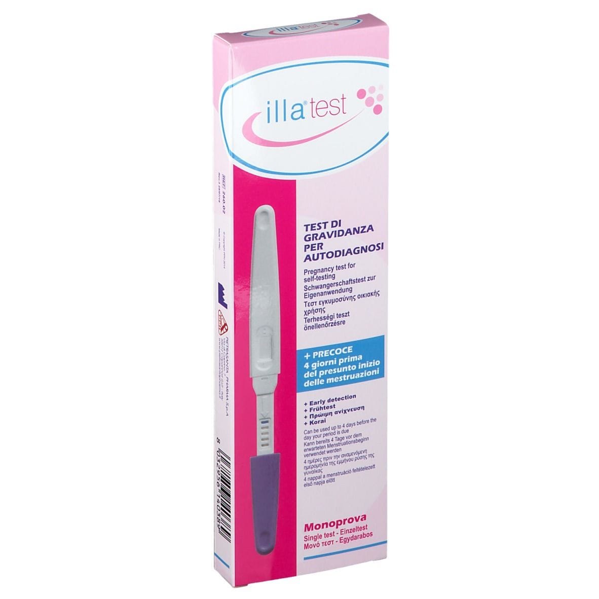 Test di Gravidanza Illa Monoprova, 1 stick autodiagnostico