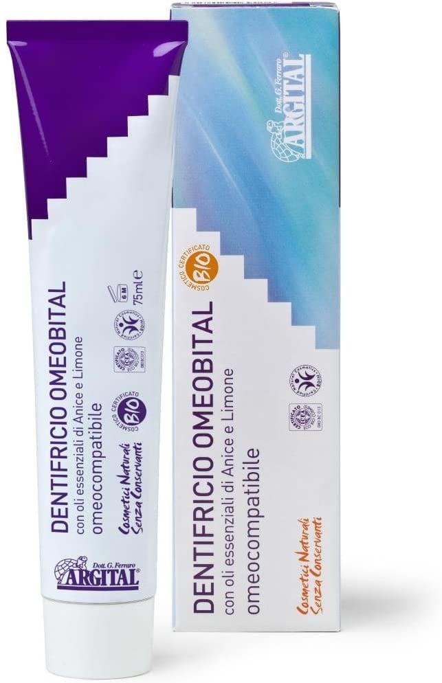 Dentifricio vegetale Omeobital omeocompatibile, 75ml