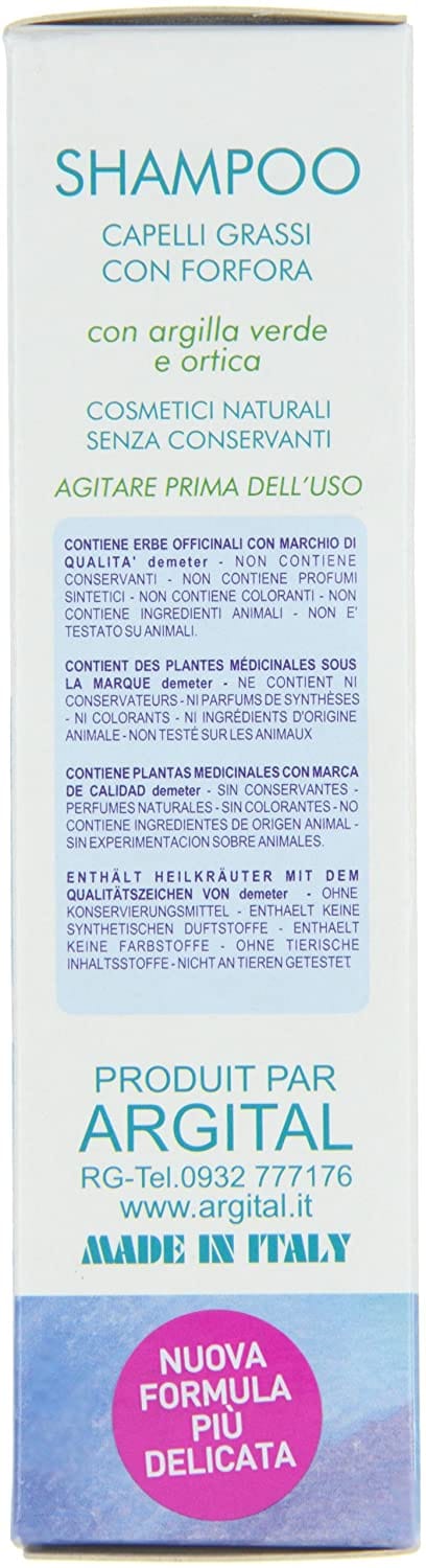 Shampoo per capelli grassi e forfora con Rosmarino, 250ml