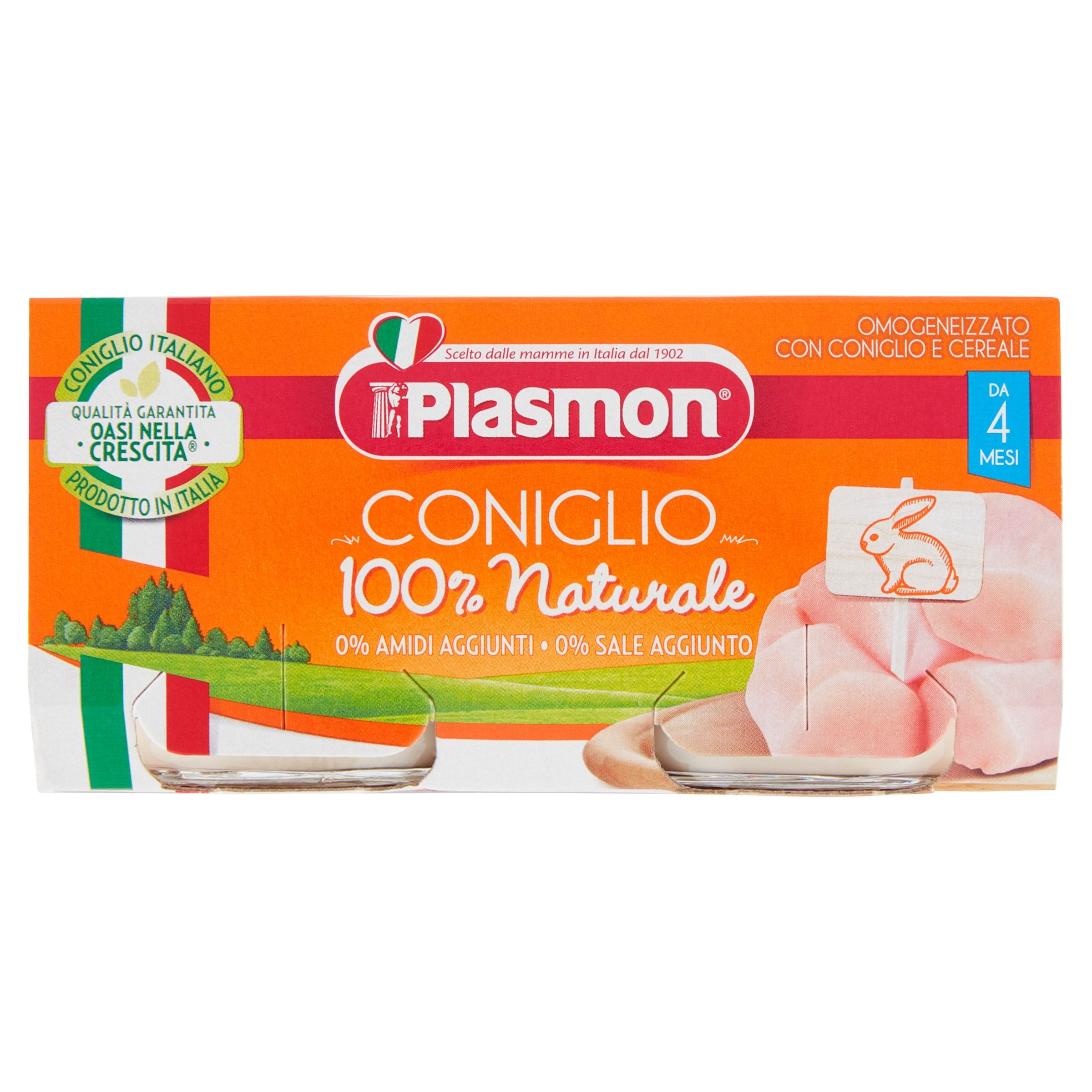 Plasmon Omogeneizzato Coniglio 80 G X 2 Pezzi