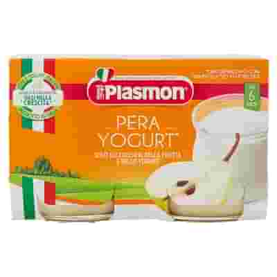 PLASMON OMOGENEIZZATO YOGURT PERA 120 G X 2 PEZZI