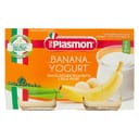 PLASMON OMOGENEIZZATO YOGURT BANANA 120 G X 2 PEZZI