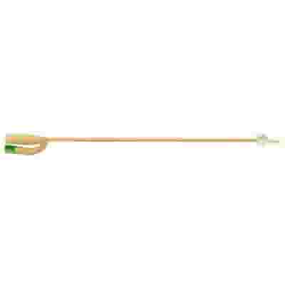 Catetere Foley CH26 in Lattice Siliconato, 2 Vie 2 Fori