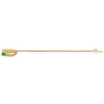 CATETERE FOLEY CH26 PUNTA CHIUSA 2 VIE 2 FORI LATERALI IN LATTICE RICOPERTO DI SILICONE 1 PEZZO