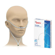 Cannula nasale Safety per ossigenoterapia, tubo 210cm