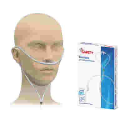 Cannula nasale Safety per ossigenoterapia, tubo 210cm