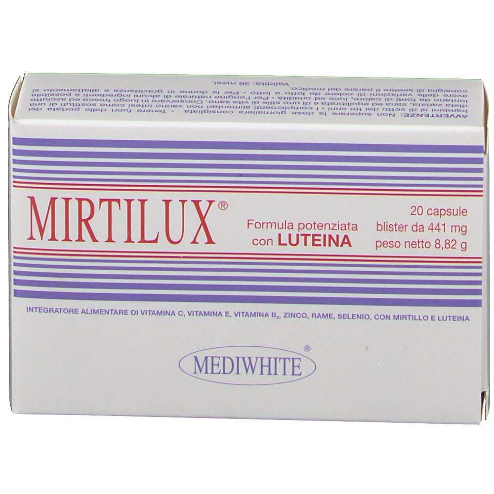 MIRTILUX 20 CAPSULE 441 MG
