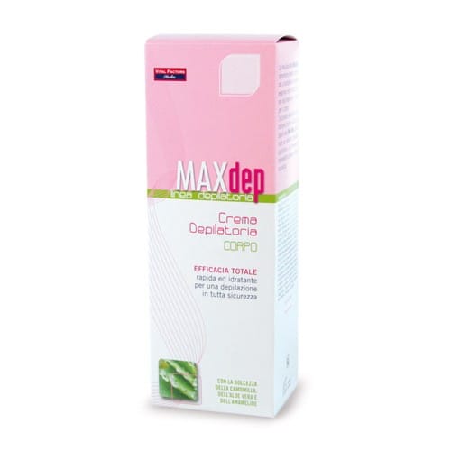 Crema Depilatoria MAX Dep per Corpo 150ml, Aloe e Camomilla